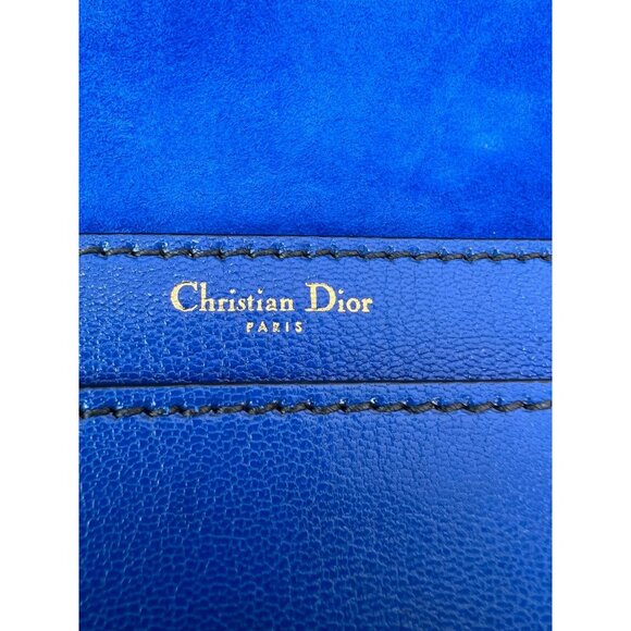 Christian Dior CD J'ADIOR Blue Flap Leather Shoulder Bag - Picture 11 of 16